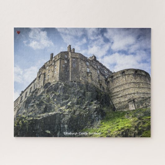 Kasteel van Edinburgh Schotland Legpuzzel (Horizontaal)