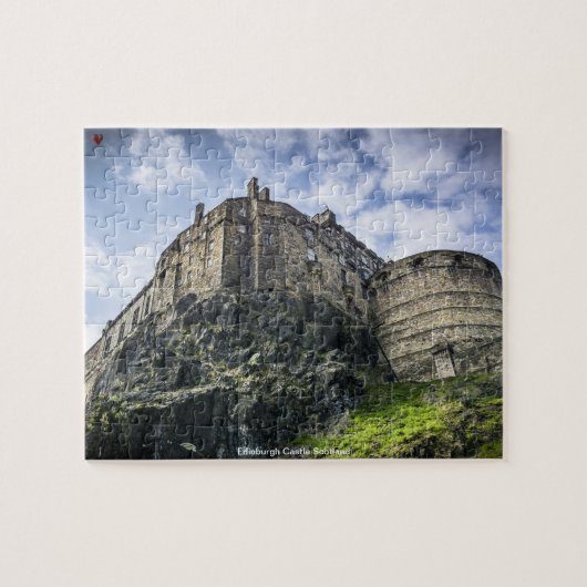 Kasteel van Edinburgh Schotland Legpuzzel (Horizontaal)