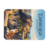 Kasteel van Edinburgh Schotland Magneet (Horizontaal)