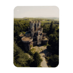 Kasteel van Gray Stone in groene overgeteelde Boss Magneet
