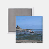 Kasteel van Harbour en Lindisfarne, Heilig eiland Magneet (Voorkant / Achterkant)