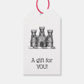  kasteel van Heraldic Emblem - wapenstilstand Cadeaulabel (Voorkant)