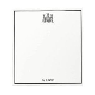  kasteel van Heraldic Emblem - wapenstilstand Notitieblok