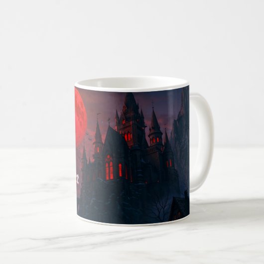 Kasteel van het Bloed van de Vampire Koffiemok (Voorkant rechts)