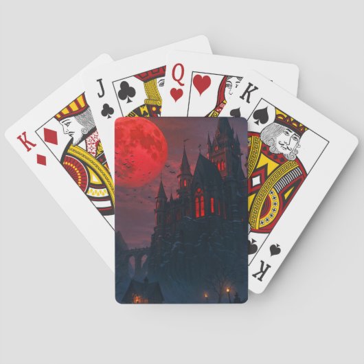Kasteel van het Bloed van de Vampire Pokerkaarten (Achterkant)