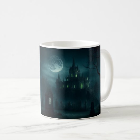 Kasteel van het Experiment van de Necromancer Koffiemok (Voorkant rechts)