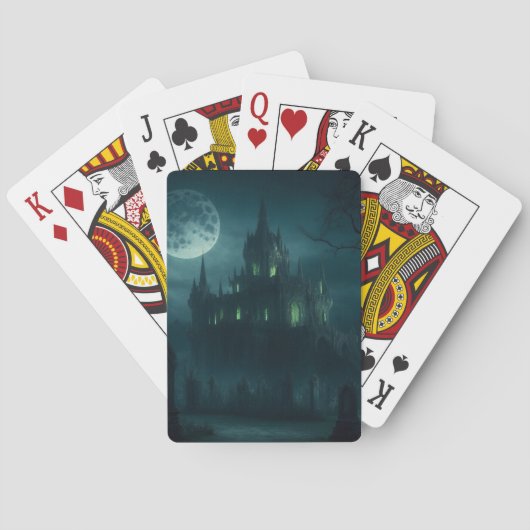 Kasteel van het Necromancer's Experiment Pokerkaarten (Achterkant)