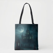 Kasteel van het Necromancer's Experiment Tote Bag (Voorkant)