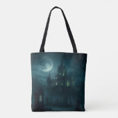 Kasteel van het Necromancer's Experiment Tote Bag (Achterkant)
