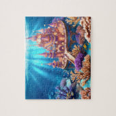 Kasteel van het Onderwaterrijk Legpuzzel (Verticaal)