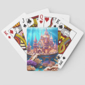 Kasteel van het Onderwaterrijk Pokerkaarten (Achterkant)