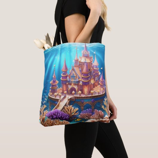 Kasteel van het Onderwaterrijk Tote Bag (Dichtbij)