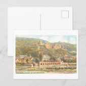 Kasteel van het oude Heidelberg Briefkaart (Voorkant / Achterkant)