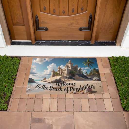 Kasteel van het strand van mogelijkheden deurmat (Buiten)