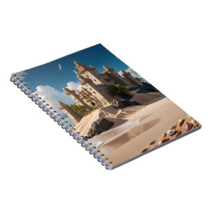 Kasteel van het strand van mogelijkheden notitieboek