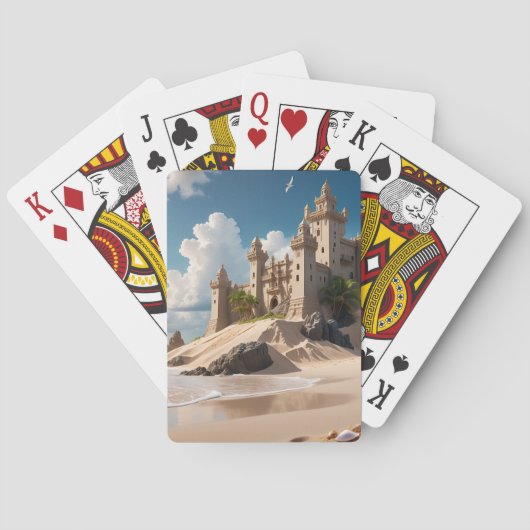 Kasteel van het strand van mogelijkheden pokerkaarten (Achterkant)