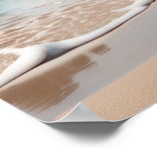 Kasteel van het strand van mogelijkheden poster (Hoek)