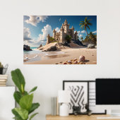 Kasteel van het strand van mogelijkheden poster (Thuiskantoor)