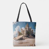 Kasteel van het strand van mogelijkheden tote bag (Achterkant)