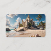 Kasteel van het strand van mogelijkheden visitekaartje (Voorkant)