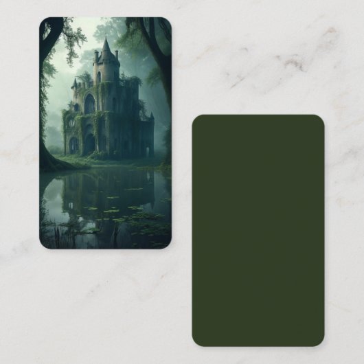 Kasteel van het Verboden Moeras Bladwijzer Visitekaartje (Voorkant / Achterkant)