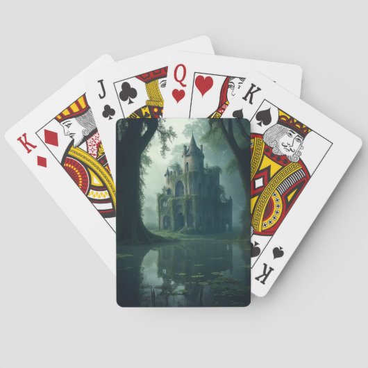 Kasteel van het Verboden Moeras Pokerkaarten (Achterkant)