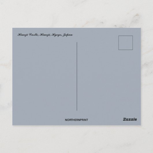 Kasteel van Himeji in Himeji Hyogo, Japan Briefkaart (Achterkant)