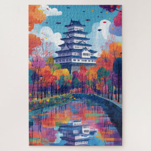 Kasteel van Himeji, Japan. Legpuzzel
