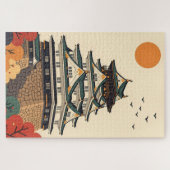 Kasteel van Japan Iga Ueno Legpuzzel (Horizontaal)