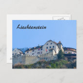 Kasteel van Liechtenstein in Vaduz Briefkaart (Voorkant / Achterkant)