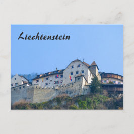 Kasteel van Liechtenstein in Vaduz Briefkaart
