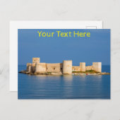 Kasteel van Maiden, Turkije Briefkaart (Voorkant / Achterkant)