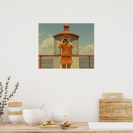 Kasteel van Moonrise Kingdom Poster (Keuken)