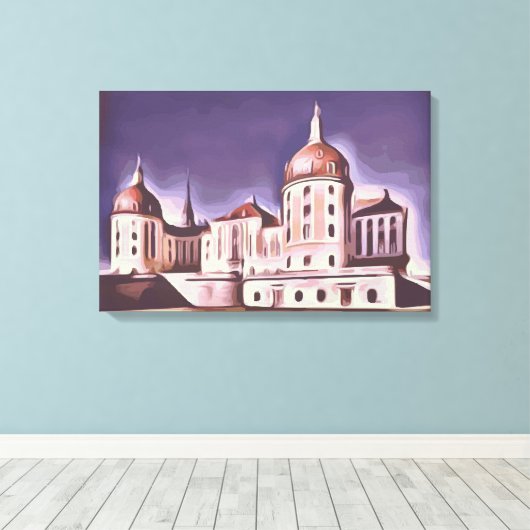 kasteel van Moritz Canvas Afdruk (Insitu (Houten vloer))