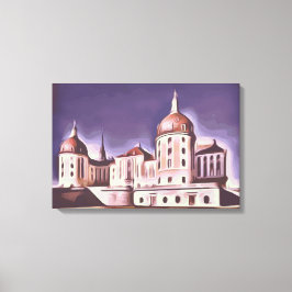 kasteel van Moritz Canvas Afdruk