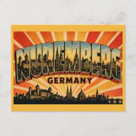 Kasteel van Neurenberg, Duitsland Briefkaart