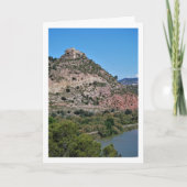 Kasteel van Old Domeño, Valencia, Spanje Kaart (Voorkant)