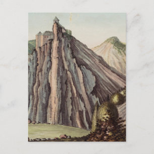 Kasteel van Orava vanuit het noorden in Slowakije Briefkaart