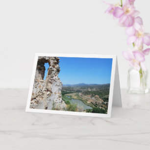 Kasteel van Oud Domeño, Valencia, Spanje Kaart