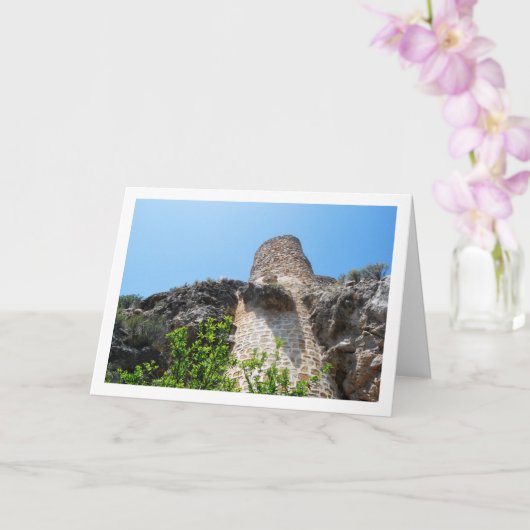 Kasteel van Oude Domeño in Valencia, Spanje Kaart (Orchidee)