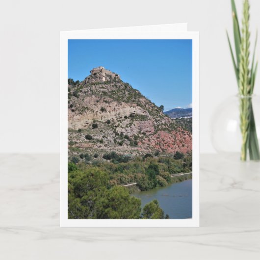 Kasteel van Oude Domeño, Valencia, Spanje Kaart (Voorkant)