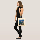 Kasteel van Paphos en drone uitzicht in de haven Tote Bag (Voorkant (model))