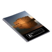 Kasteel van Paphos en reflecties bij zonsondergang Notitieboek (Rechterzijde)