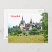 Kasteel van Peles in Sinaia, Roemenië Briefkaart (Voorkant / Achterkant)