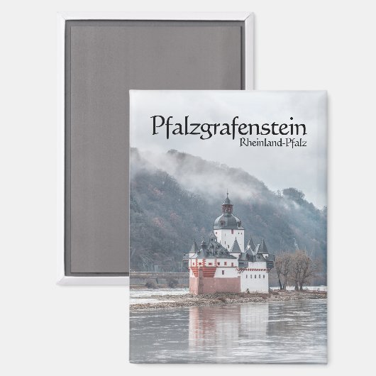 Kasteel van Pfalzgrafenstein Magneet (Voorkant / Achterkant)