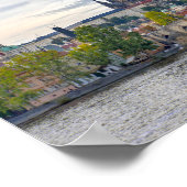 Kasteel van Praag met uitzicht op de Karelsbrug Poster (Hoek)