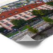 Kasteel van Praag met uitzicht op Praag, Tsjechië Poster (Hoek)