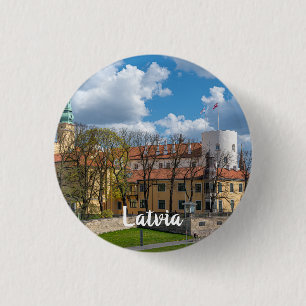 Kasteel van Riga in Riga, Letland Ronde Button 3,2 Cm
