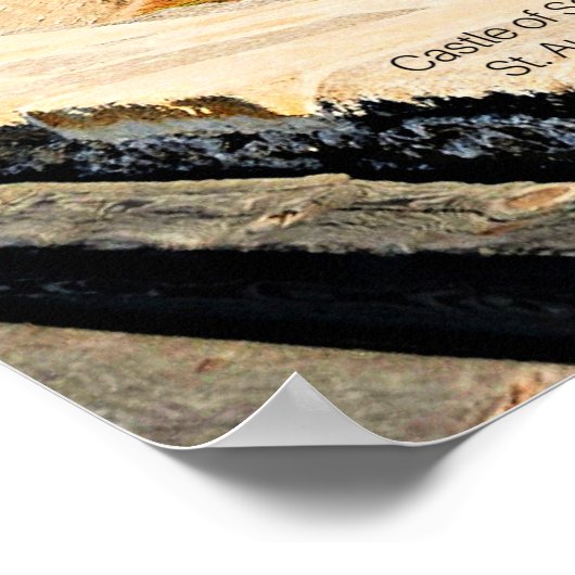 Kasteel van San Marcos, St. Augustine, FL  Poster (Hoek)