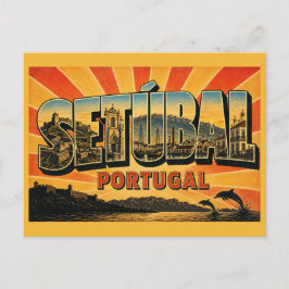 Kasteel van Setúbal, Portugal Briefkaart